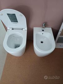Coppia sanitaria galassia completo di coprivaso