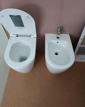 Coppia sanitaria galassia completo di coprivaso