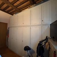 armadio artigianale laccato grigio stagionale