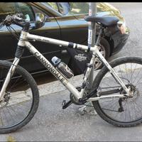 F 600 Cannondale mountain bike.