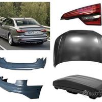 Audi A4 musata parafango cofano cerchi scarico 20