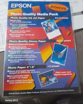epson. carta foto