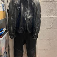 Tuta moto in pelle uomo