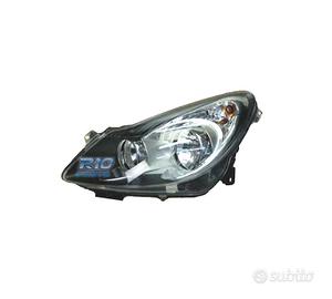 FARO SINISTRO OPEL CORSA D 06-10 FONDO NERO
