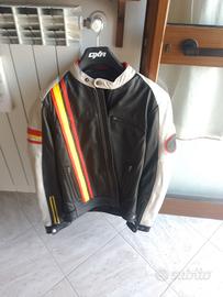 giubbotto moto uomo pelle  DXR taglia "M"nuovo 