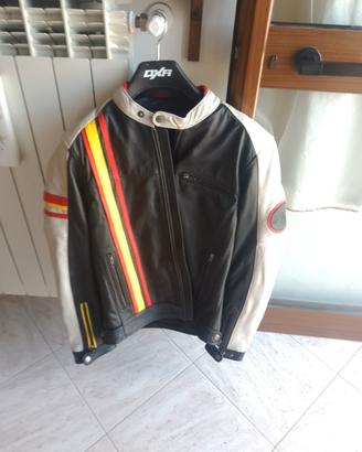 giubbotto moto uomo pelle  DXR taglia "M"nuovo 