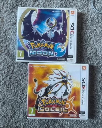 Nintendo 3DS - Lotto Pokémon SOLE + Pokemon LUNA