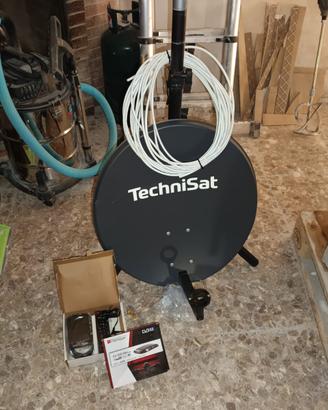 Kit Parabola per Viaggi e Vacanze - 2 ricevitori