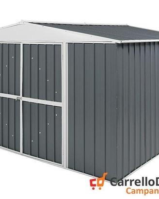 Box in Acciaio da giardino 360x345 grigio scuro