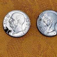 2 monete da 20 c. del 1941 e 1942 Vittorio Emanuel