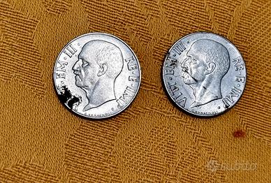 2 monete da 20 c. del 1941 e 1942 Vittorio Emanuel