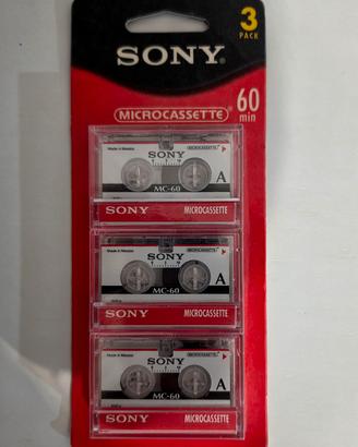 Sony Microcassette Nuove 60 Min