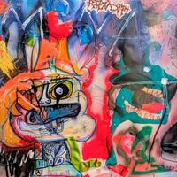 quadro autoprodotto "#blind#"