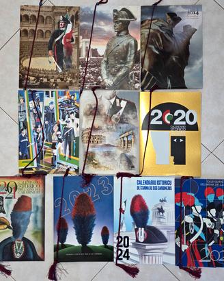 Calendari dei Carabinieri - varie annate