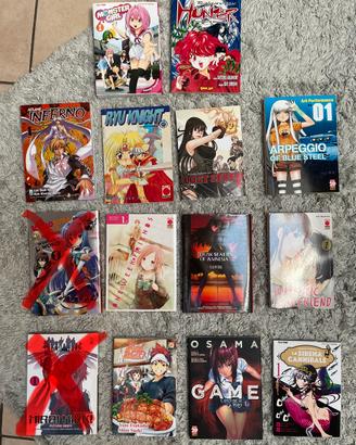 MANGA numeri 1 di varie serie, tutti in Italiano