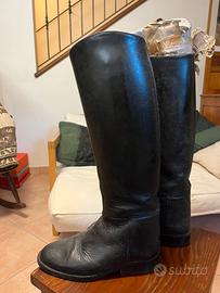 Stivali equitazione in pelle