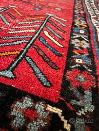 Tappeto persiano + tavolino in cristallo