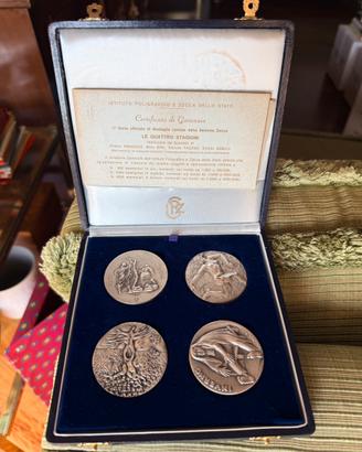 Medaglie argento “Le quattro stagioni”