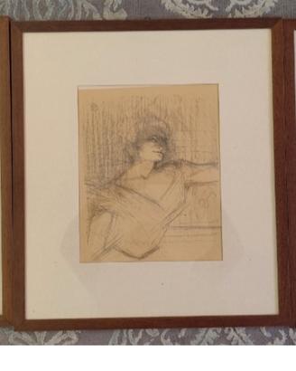 Toulouse Lautrec  "Dans  la Glu "