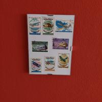 Cornice con francobolli