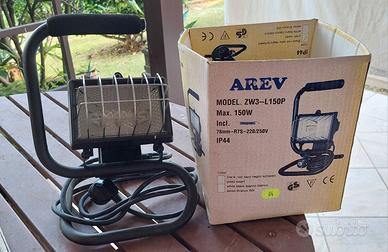 Faretto alegeno da lavoro 150W Arev - con scatola