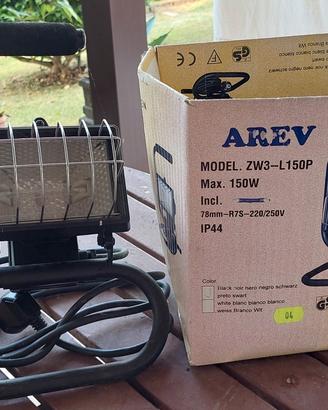 Faretto alegeno da lavoro 150W Arev - con scatola