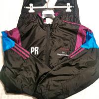 Tuta Vintage Adidas Uomo nera in licra