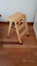 Scaletta in legno a 3 scalini