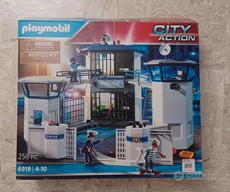 Playmobil Stazione +  Elicottero della polizia