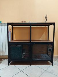 Scaffale FJÄLLBO , nero, misure 100x95 cm