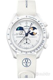Swatch Omega Mission to Earthphase Moonshine Gold