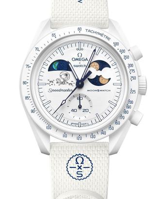 Swatch Omega Mission to Earthphase Moonshine Gold