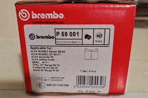 pastiglie freno brembo alfa romeo porsche