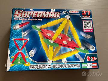 Supermag the original magnetic toy 27 pcs