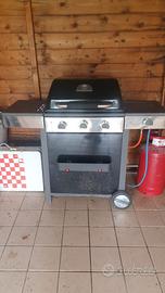 Barbecue a gas