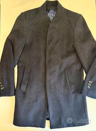 Cappotto sartoriale blu marino, size 48-50 (M)