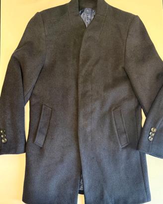 Cappotto sartoriale blu marino, size 48-50 (M)