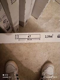 Parquet laminato rovere  bianco ghiaccio