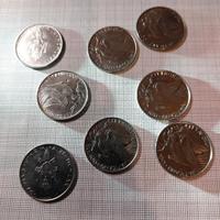 Lotto 8 monete 100 lire Vaticano 1972