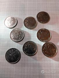 Lotto 8 monete 100 lire Vaticano 1972