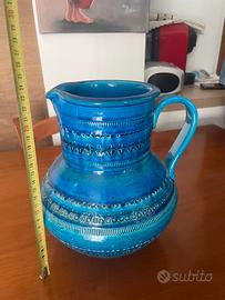 Brocca Bitossi 'Rimini Blu' design Aldo LondiH24cm