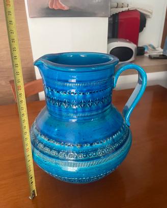 Brocca Bitossi 'Rimini Blu' design Aldo LondiH24cm