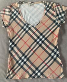 T-shirt Burberry da donna vintage