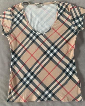 T-shirt Burberry da donna vintage