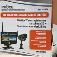 Kit videosorveglianza senza fili