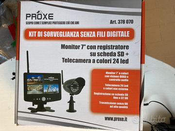 Kit videosorveglianza senza fili