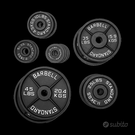Set Dischi in Ghisa 200 kg Ø50 mm