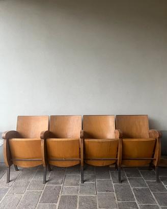 Sedie da cinema vintage