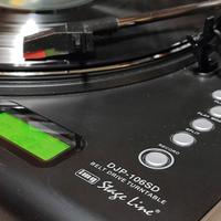 IMG Stage Line DJP-106SD Piatto S.Aut Cinghia MP3