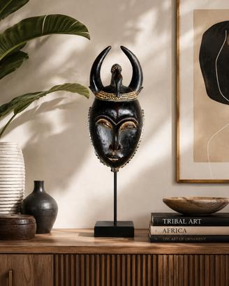 Maschera Africana Etnica Yaouré 37 cm Arredo